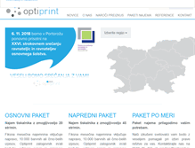Tablet Screenshot of optiprint.si