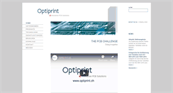 Desktop Screenshot of optiprint.ch